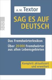 Cover von Sag es auf Deutsch