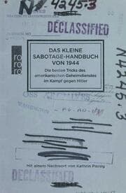 Cover von Das kleine Sabotage-Handbuch von 1944