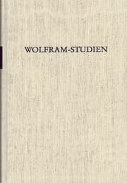 Cover von Wolfram-Studien I