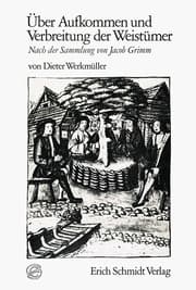 Cover von Über Aufkommen und Verbreitung der Weistümer