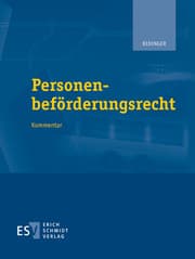 Cover von Personenbeförderungsrecht - Abonnement Pflichtfortsetzung für mindestens 12 Monate