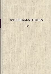 Cover von Wolfram-Studien IV