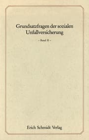Cover von Grundsatzfragen der sozialen Unfallversicherung, Band II