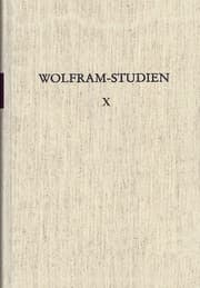 Cover von Wolfram-Studien X