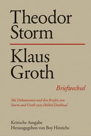 Cover von Theodor Storm - Klaus Groth