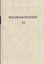 Cover von Wolfram-Studien XII