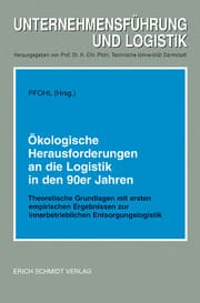 Cover von Ökologische Herausforderungen an die Logistik in den 90er Jahren