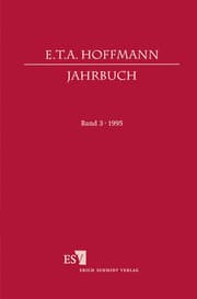Cover von E.T.A. Hoffmann-Jahrbuch 1995
