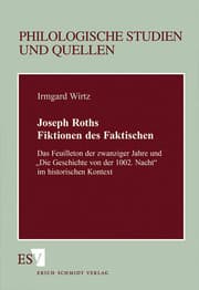Cover von Joseph Roths Fiktionen des Faktischen