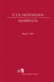 Cover von E.T.A. Hoffmann-Jahrbuch 1997