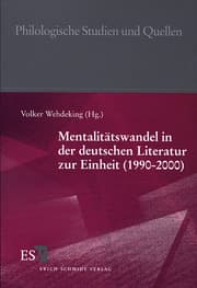 Cover von Mentalitätswandel in der deutschen Literatur zur Einheit (1990-2000)