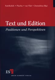 Cover von Text und Edition