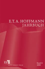 Cover von E.T.A. Hoffmann-Jahrbuch 2000