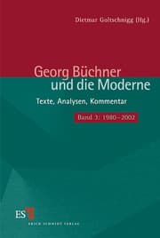 Cover von Georg Büchner und die Moderne 3