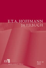 Cover von E.T.A. Hoffmann-Jahrbuch 2002
