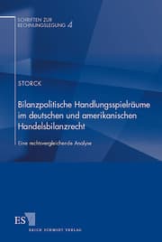 Cover von Bilanzpolitische Handlungsspielräume im deutschen und amerikanischen Handelsbilanzrecht