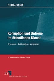 Cover von Korruption und Untreue im öffentlichen Dienst