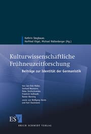 Cover von Kulturwissenschaftliche Frühneuzeitforschung