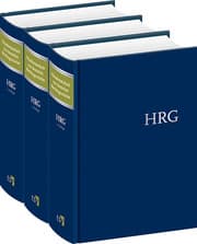 Cover von Handwörterbuch zur deutschen Rechtsgeschichte (HRG) - gebundene Ausgabe - Gesamtausgabe