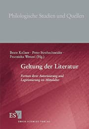 Cover von Geltung der Literatur