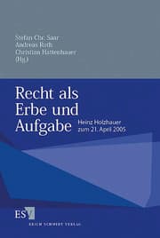 Cover von Recht als Erbe und Aufgabe