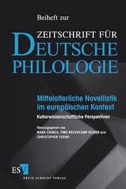 Cover von Mittelalterliche Novellistik im europäischen Kontext