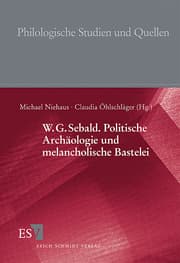 Cover von W.G.Sebald: Politische Archäologie und melancholische Bastelei