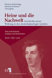 Cover von Heine und die Nachwelt - - Geschichte seiner Wirkung in den deutschsprachigen Ländern