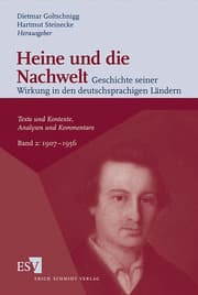 Cover von Heine und die Nachwelt - - Geschichte seiner Wirkung in den deutschsprachigen Ländern