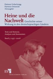 Cover von Heine und die Nachwelt - - Geschichte seiner Wirkung in den deutschsprachigen Ländern
