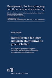 Cover von Rechtsformen für internationale Rechtsanwaltsgesellschaften