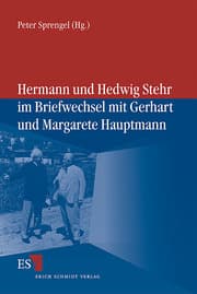 Cover von Hermann und Hedwig Stehr im Briefwechsel mit Gerhart und Margarete Hauptmann