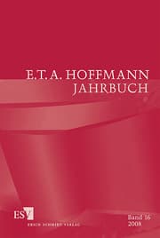 Cover von E.T.A. Hoffmann-Jahrbuch 2008