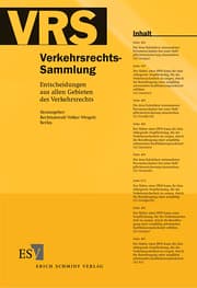 Cover von Verkehrsrechts-Sammlung (VRS) Band 111