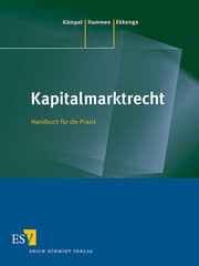 Cover von Kapitalmarktrecht - Einzelbezug