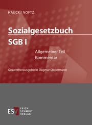 Cover von Sozialgesetzbuch (SGB) I: Allgemeiner Teil - Einzelbezug