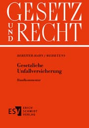 Cover von Gesetzliche Unfallversicherung - Einzelbezug