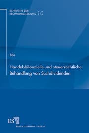 Cover von Handelsbilanzielle und steuerrechtliche Behandlung von Sachdividenden