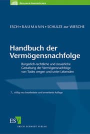 Cover von Handbuch der Vermögensnachfolge