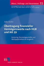 Cover von Übertragung finanzieller Vermögenswerte nach HGB und IAS 39