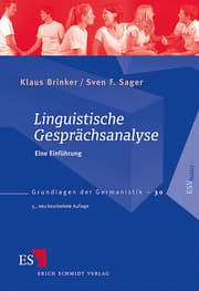 Cover von Linguistische Gesprächsanalyse