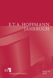 Cover von E.T.A. Hoffmann-Jahrbuch 2010