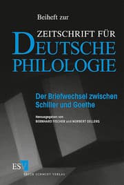 Cover von Der Briefwechsel zwischen Schiller und Goethe