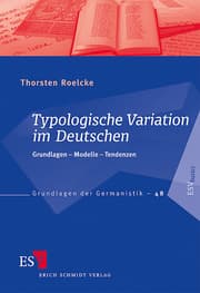 Cover von Typologische Variation im Deutschen