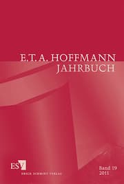 Cover von E.T.A. Hoffmann-Jahrbuch 2011