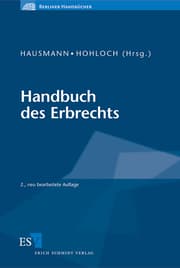 Cover von Handbuch des Erbrechts