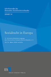 Cover von Sozialrecht in Europa