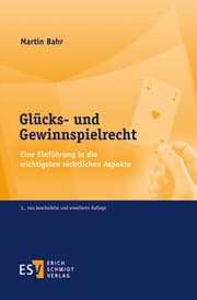 Cover von Glücks- und Gewinnspielrecht