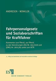 Cover von Fahrpersonalgesetz und Sozialvorschriften für Kraftfahrer