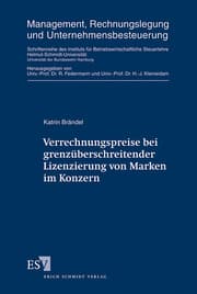 Cover von Verrechnungspreise bei grenzüberschreitender Lizenzierung von Marken im Konzern
